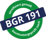 BGR 191 Zertifizierung